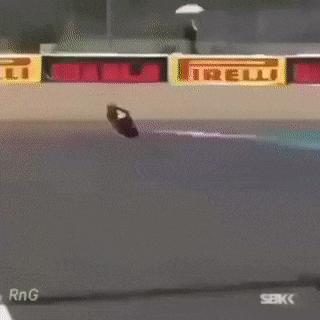 Confused motorcyclist stops